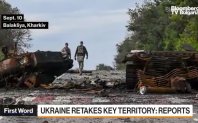 Украинските части продължават бързото си напредване в Харковска област, на