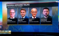 Зеленски е в Лондон за мирните преговори
