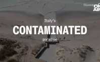 На тосканския бряг в Италия един завод за натриев карбонат