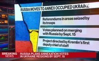 Кремъл планира провеждането на референдум в украинските територии окупирани от