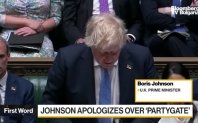 Министър-председателят Борис Джонсън се извини на парламента на Обединеното кралство