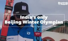 Единственият скиор от Индия