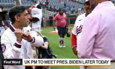 Сунак влезе в бейзболната дипломация