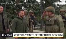  Зеленски посети възвърнатия град Изюм