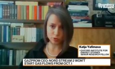 Ефимова: Газпром може да доставя газ за Европа по Северен поток-2 преди края на годината