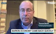 Баркин от Фед Ричмънд очаква силен ръст