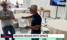 Вечеря с Джеф Безос преди полета му в космоса