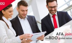 Водещата българска одиторска и консултантска  фирма АФА  се присъединява към BDO 