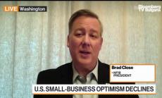 Оптимизмът на дребния бизнес в САЩ спада