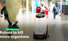 Роботи убиват микроорганизмите