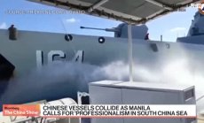 Китайски кораби се сблъскаха в Южнокитайско море