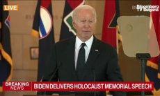 Джо Байдън говори в памет на Холокоста на събитие в Капитолия