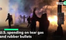 Американските разходи за сълзотворен газ и гумени куршуми набъбват