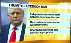 Facebook: Забраната на Тръмп е правилна