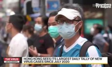 Ръст на случаите в Хонконг