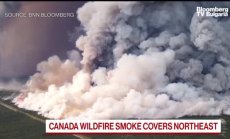 Димът от горските пожари в Канада стигна до Ню Йорк, част 2
