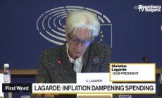 Лагард каза, че ще се изненада, ако инфлацията в еврозоната е стигнала пика си