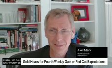 Мърк: Златото продължава да расте заради очакване за намаления от Фед