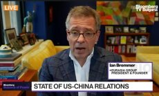 Бремър от Eurasia Group за отношенията между САЩ и Китай, Израел