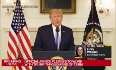 Тръмп и Пенс се договориха да работят до края