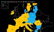 Европейски страни искат от Брюксел да плати за гранични стени срещу мигрантите 
