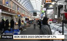 Bank of Korea очаква 1.7% ръст през 2023г