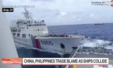 Сблъсък на китайски и филипински кораби в Южнокитайско море