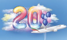 Времето лети: „България Еър“ отбелязва 20-ата си годишнина със специални изненади за пътниците