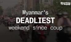 Най-смъртоносният уикенд в Мианмар след преврата