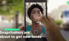 Snapchat пуска нови мелодии