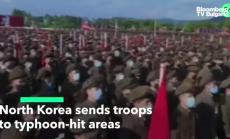 Северна Корея изпрати армията в пострадалите от тайфун райони 
