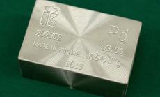 Цената на паладия е близо до рекорд на фона на недостиг на доставките 