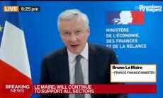 Франция ще осигури подкрепа за целия бизнес, засегнат от евентуален локдаун