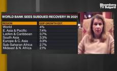 Световната банка очаква потиснато възстановяване през 2021