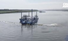 С нова драгажна техника улесняват корабоплаването по Дунав
