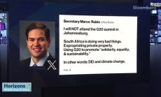 Рубио няма да ходи на срещата на Г-20