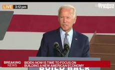 Байдън каза, че Тръмп гледа само фондовата борса