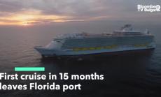 Първият от 15 месеца круиз отплава от Флорида