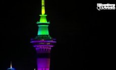 Окланд направи светлинно шоу за посрещането на 2022г