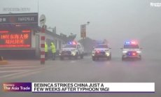 Бурята Бебинка отмени 1600 полети в Шанхай