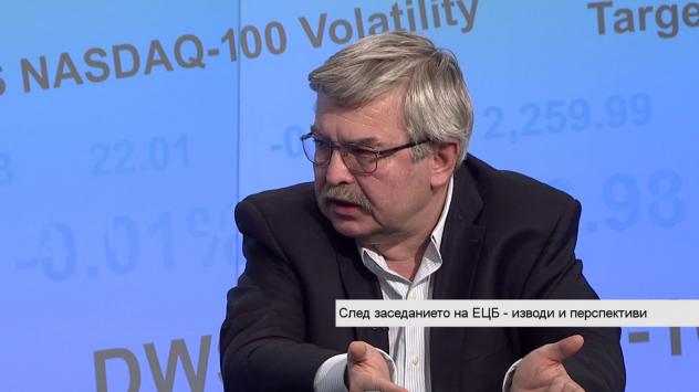 Доц. Емил Хърсев, финансист. Снимка: Bloomberg TV Bulgaria