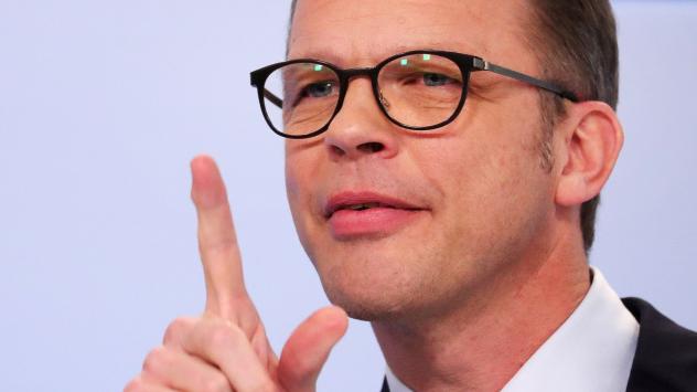 Кристиан Зевинг, главен изпълнителен директор на Deutsche Bank. Снимка: Bloomberg