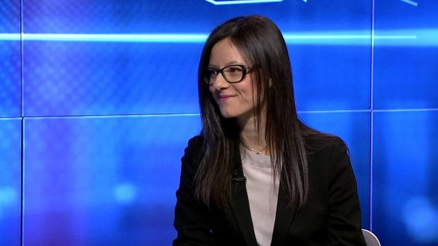 Теодора Овчарова, изпълнителен директор на ЕЛАНА Инвестмънт и член на УС на Българската асоциация на консултантите по европейски програми. Снимка: Bloomberg TV Bulgaria