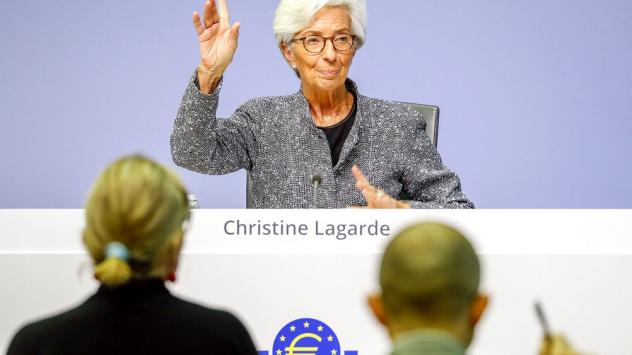 Гуверньорът на ЕЦБ Кристин Лагард. Снимка: Alex Kraus/Bloomberg