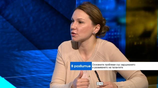 Мария Тумбева. Снимка: Bloomberg TV Bulgaria