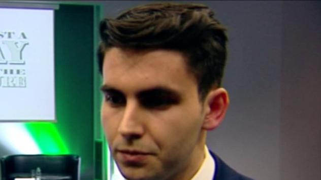 Александру Стефан, анализатор &quot;Проучвания&quot; във Фондова борса Букурещ. Снимка: Bloomberg TV Bulgaria