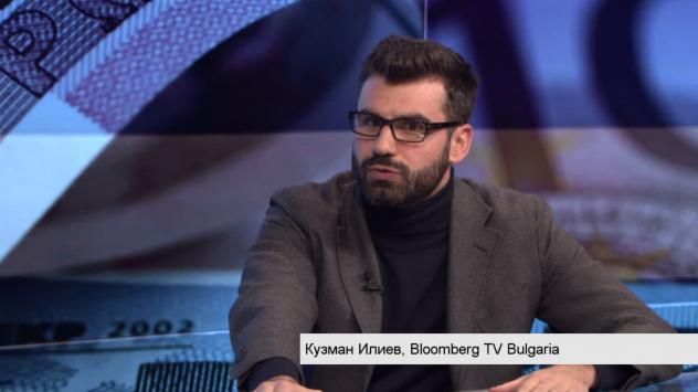 Кузман Илиев, пазарен анализатор. Снимка: Bloomberg TV Bulgaria