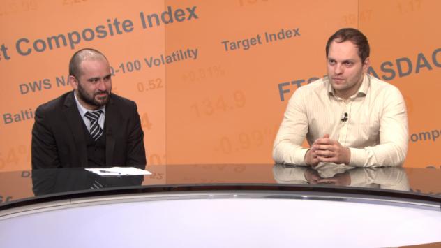 Мартин Табаков, политолог, и Владислав Апостолов, журналист. Снимка: Bloomberg TV Bulgaria