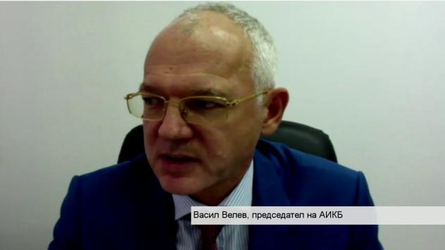 Васил Велев от Асоциацията на индустриалния капитал в България. Снимка: Bloomberg TV Bulgaria