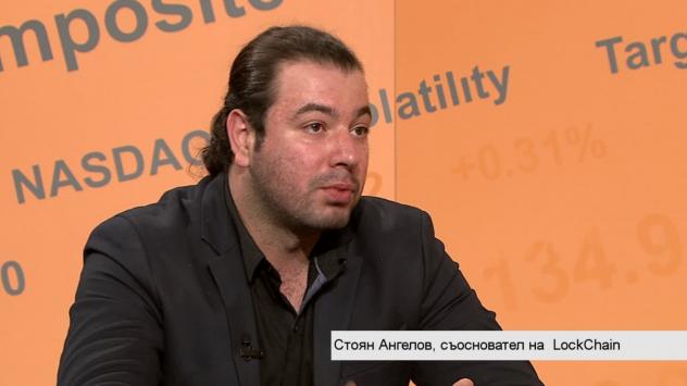 Стоян Ангелов, съосновател на LockChain. Снимка: Bloomberg TV Bulgaria 